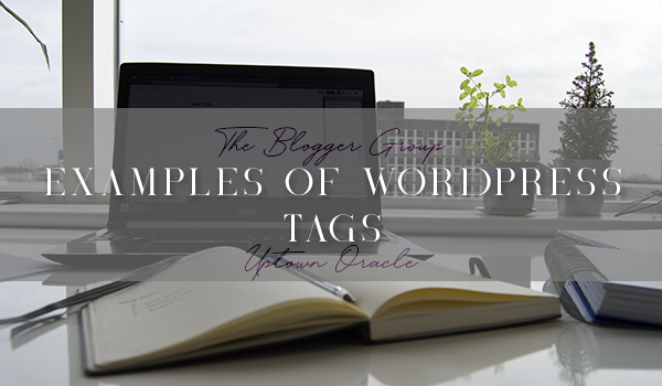 Blogging 101: Examples of WordPress Tags